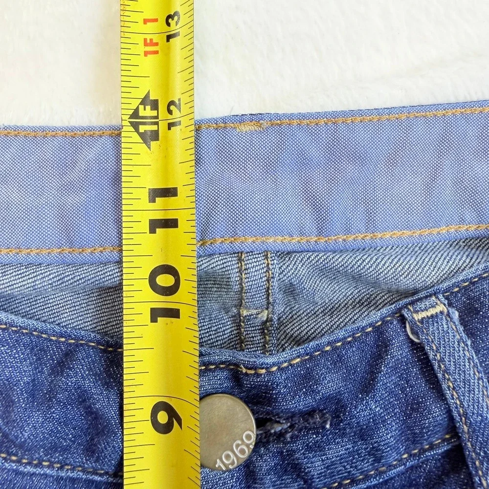 Gap 1969 Sexy Boot Jeans‎ Womens 31/12L Medium Tint Blue Bootcut Stretch Denim